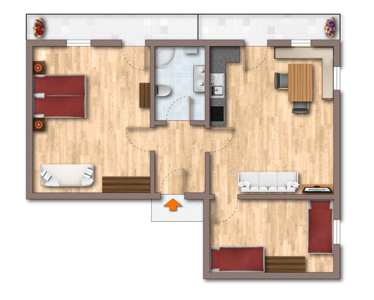 Appartement Schneeberger Цел ам Цилер Екстериор снимка